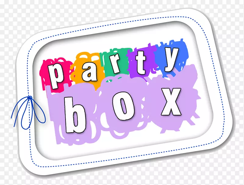 儿童摄影标志-派对装饰盒