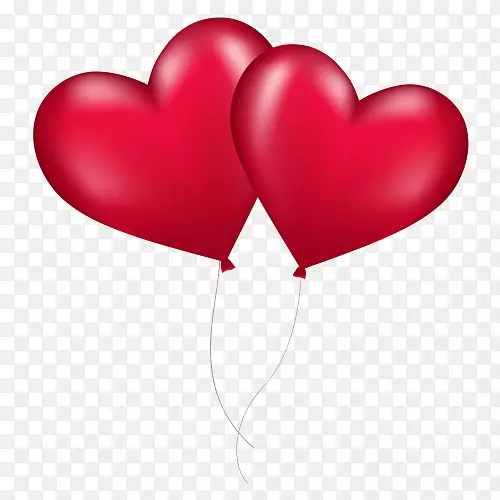 气球心脏夹艺术-情人节派对