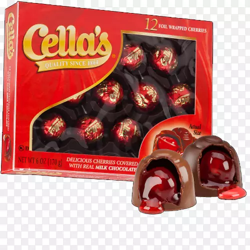巧克力覆盖樱桃热腾腾的巧克力细胞填充物