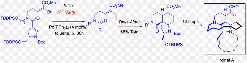 Stille反应全合成、化学反应、金属化反应机理-合成