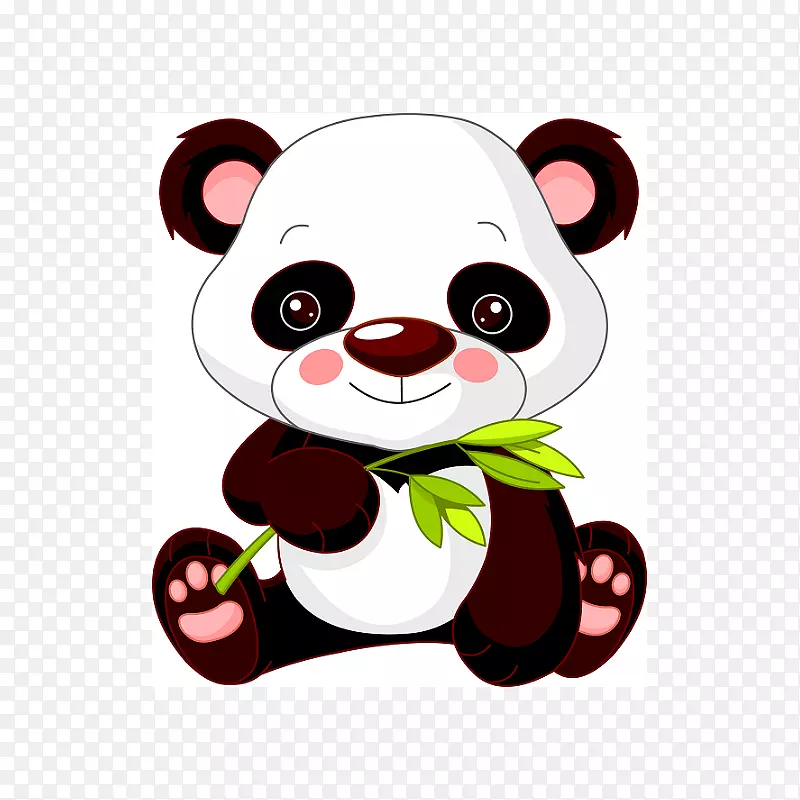 大熊猫插图剪辑艺术-熊猫宝宝