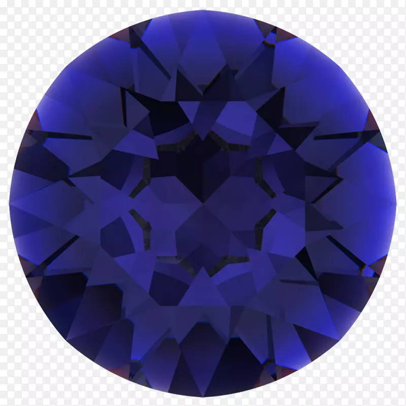 宝石紫水晶蓝宝石面-靛蓝