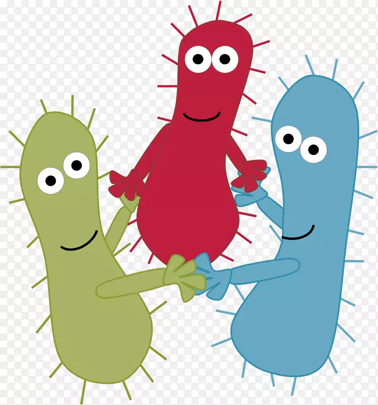 群体感应细菌生物膜感染.卡通表达