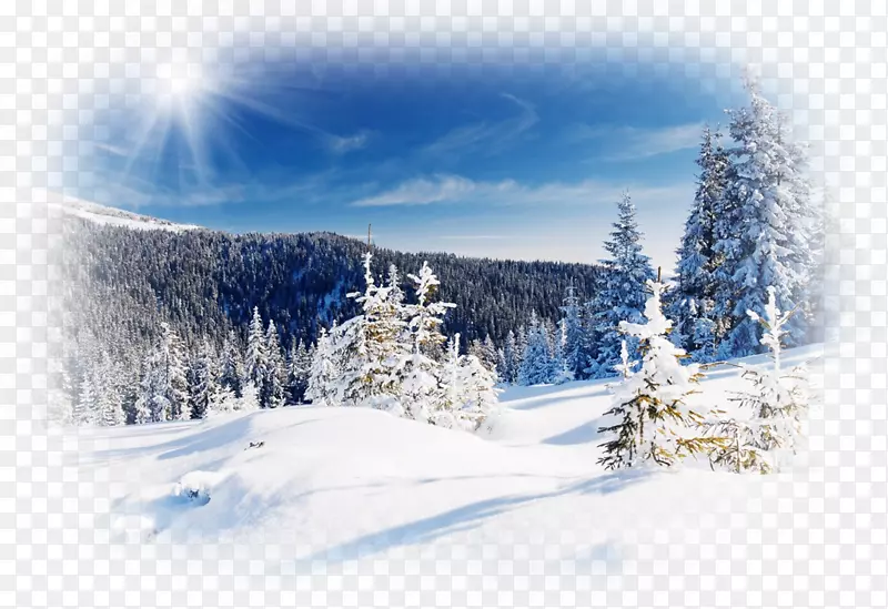 桌面壁纸冬季雪-自然景观