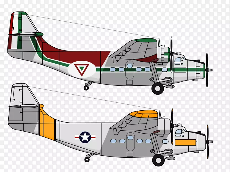Northrop yc-125掠夺者飞机解毒员Ju 52架飞机Casa-212 Aviocar-透视