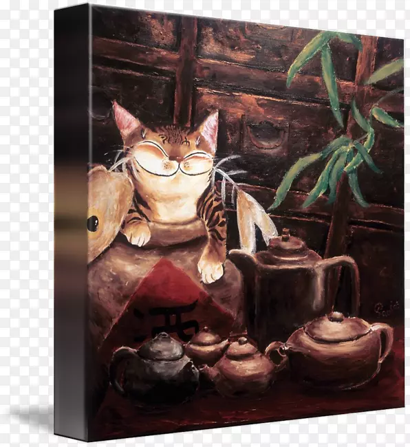 猫茶画廊包静物艺术下午茶