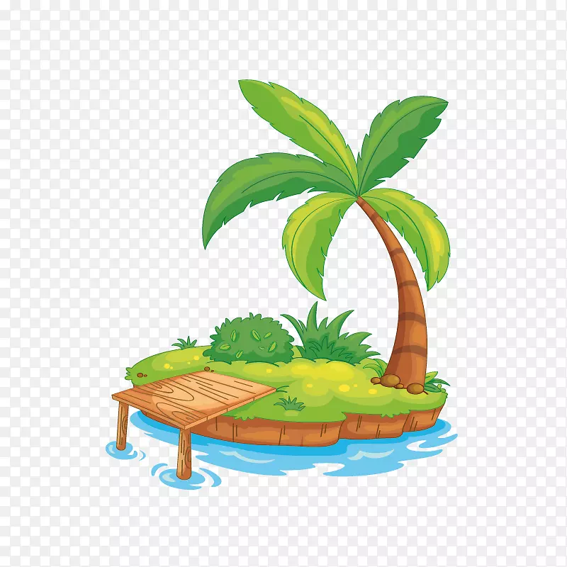 免费荒岛剪贴画-废弃
