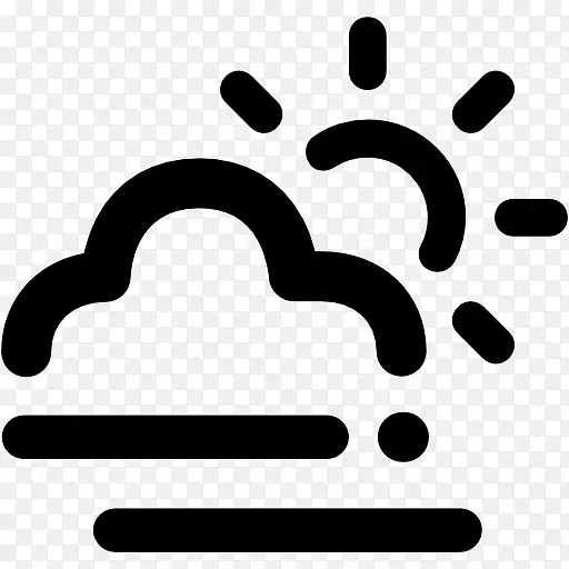 天气预报风向电脑图标云雾