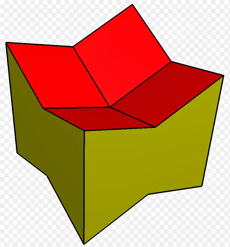 拉长的十二面体角六角菱形十二面体