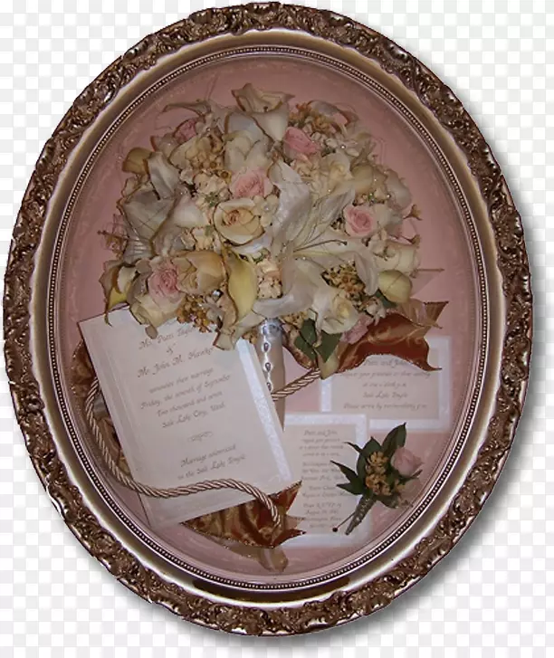 南卡罗来纳州花束保存婚礼-婚礼相框
