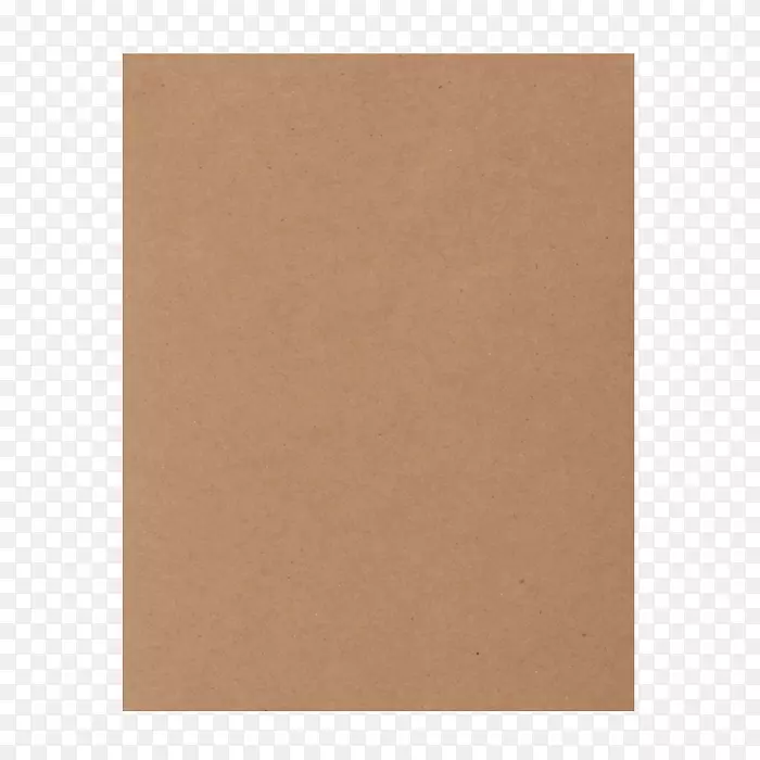 棕色米色长方形胶合板牛皮纸