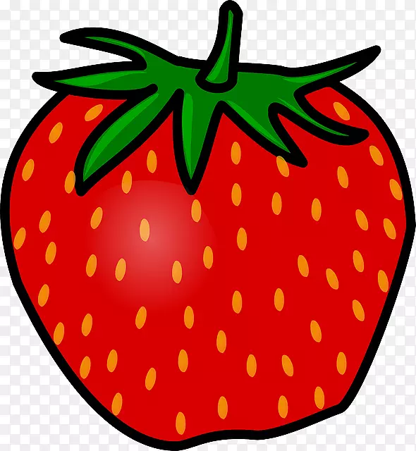 草莓派剪贴画-草莓树