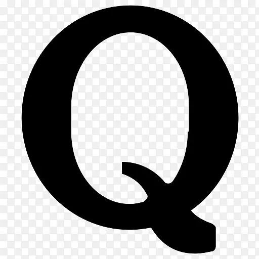电脑图标Quora博客徽标彩色字母