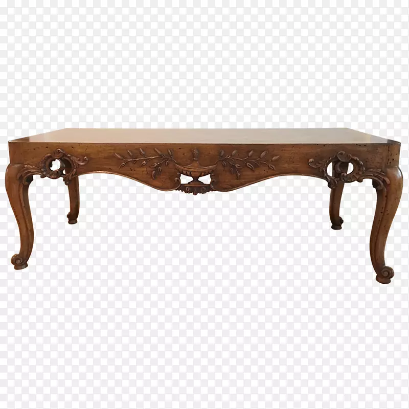 家具咖啡桌长方形复古风格