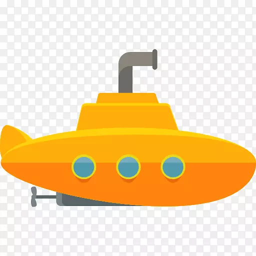 潜艇指头司机霓虹灯剪贴画-图标包