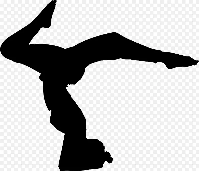 瑜伽剪贴画-女性健身