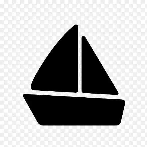 计算机图标符号帆船.小标志