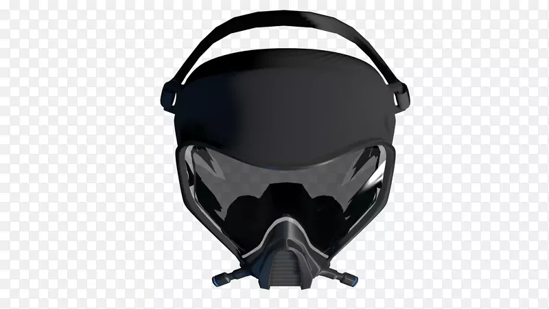 个人防护装备摩托车头盔防毒面具头盔顶炮