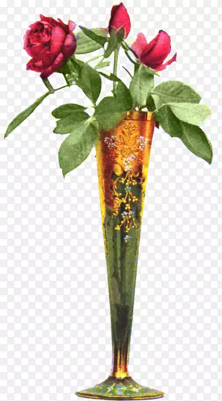 切花鸡尾酒装饰花卉设计花瓶-花瓶中的花朵