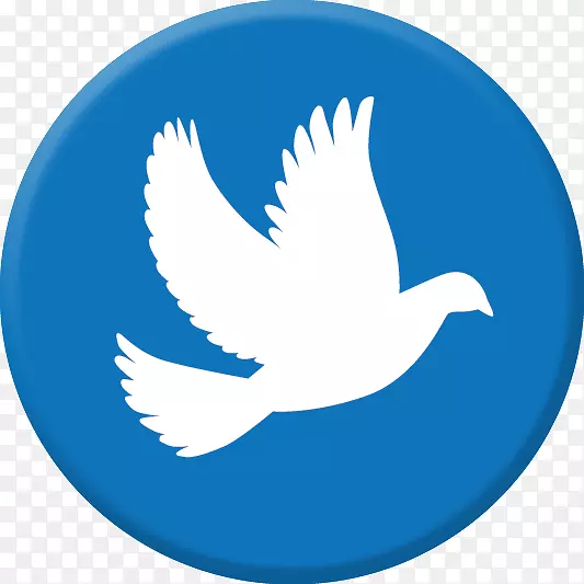 社交媒体电脑图标蛀牙牙科-和平之鸽