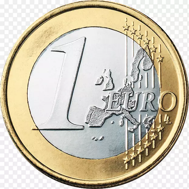 欧元硬币欧洲货币1欧元硬币-欧元