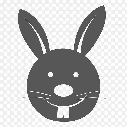 欧洲兔子复活节兔子画-兔子脸
