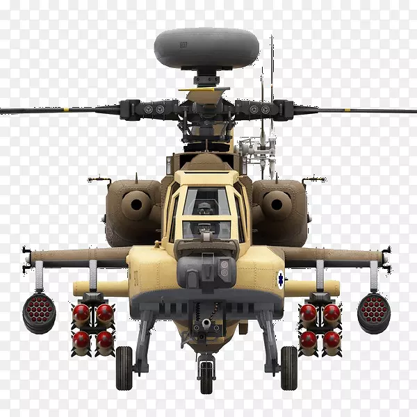 直升机旋翼飞行器阿帕奇直升机