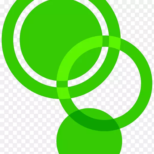 标志视频圈-绿色圆圈