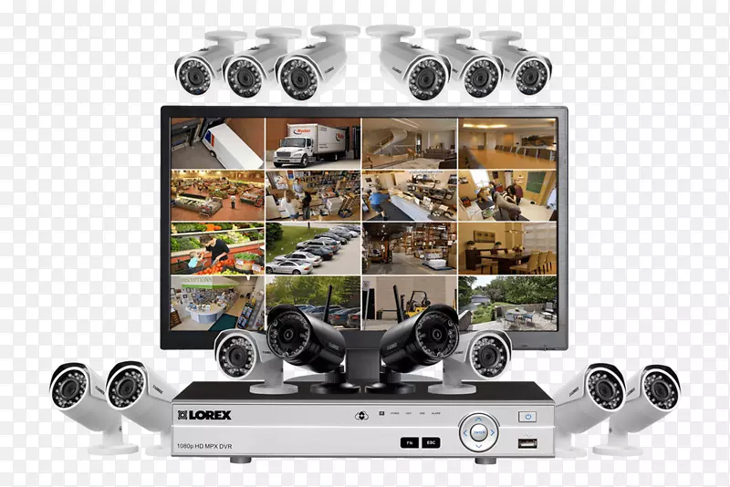 无线安全摄像机闭路电视安全警报和系统家庭安全监视.cctv