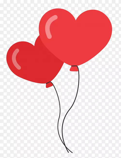 心脏气球夹艺术-浪漫气球