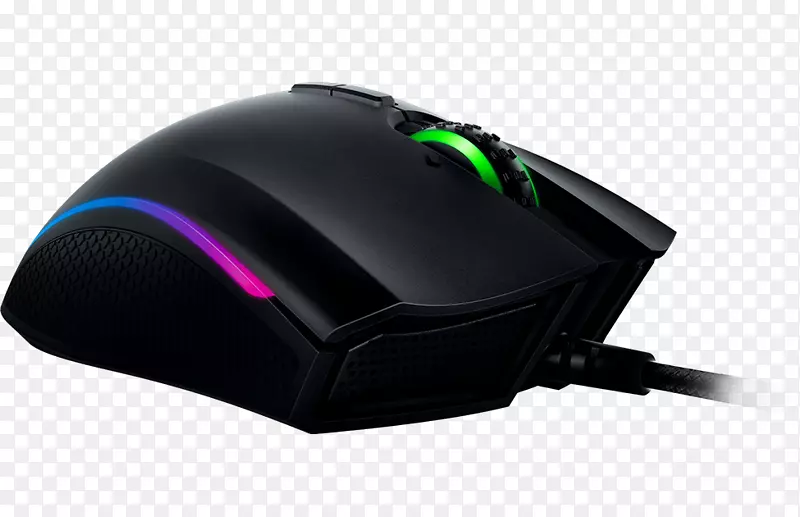 计算机鼠标Razer公司微软无线按钮照明效果