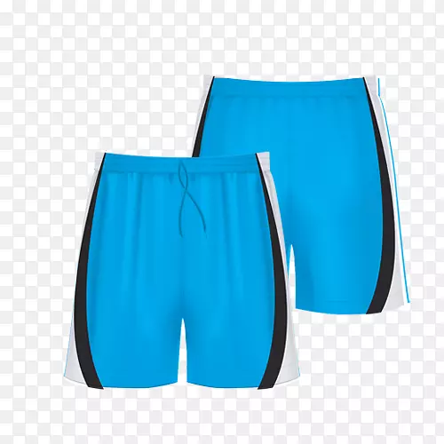 游泳短裤，绿松石蓝短裤，短裤-篮球制服