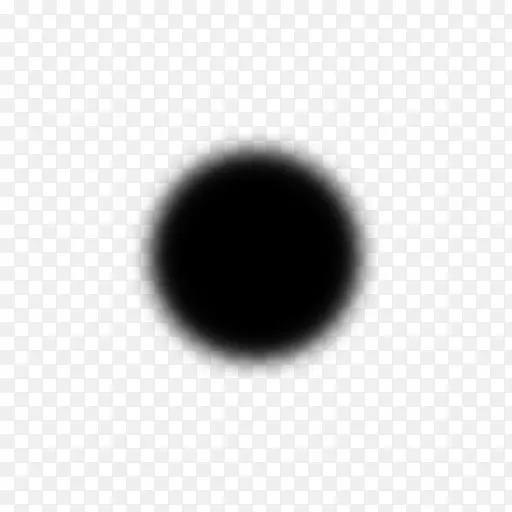 圆形桌面壁纸球单色字体-黑色雾