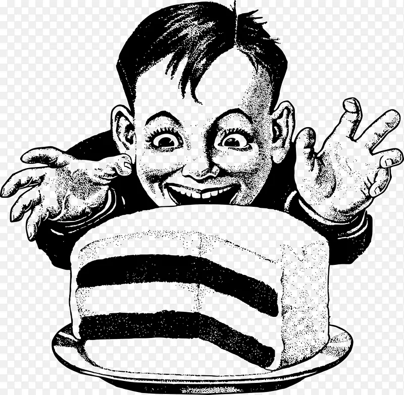 生日蛋糕巧克力蛋糕吃剪贴画吃月饼