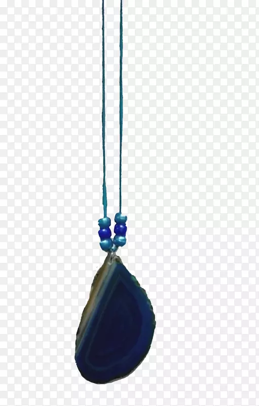 珠宝魅力和吊坠项链钴蓝-波霍捕梦器