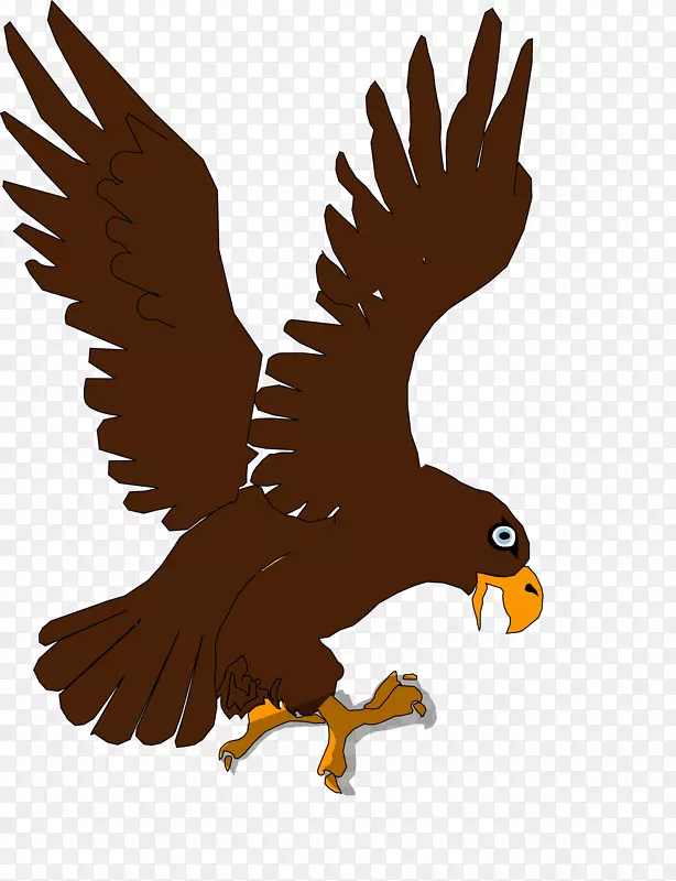 秃鹰猎物鸟-卡通鹰