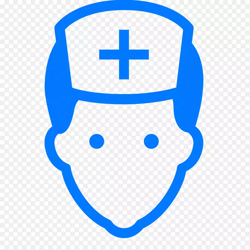 电脑图标护理符号剪贴画-男护士