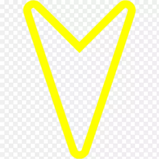 三角形线-黄色箭头标签