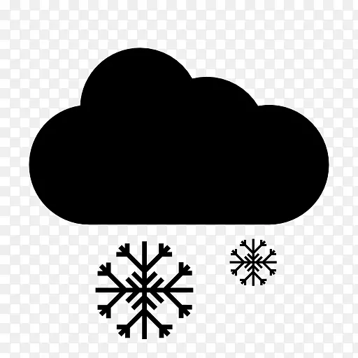 雪花电脑图标-大雪