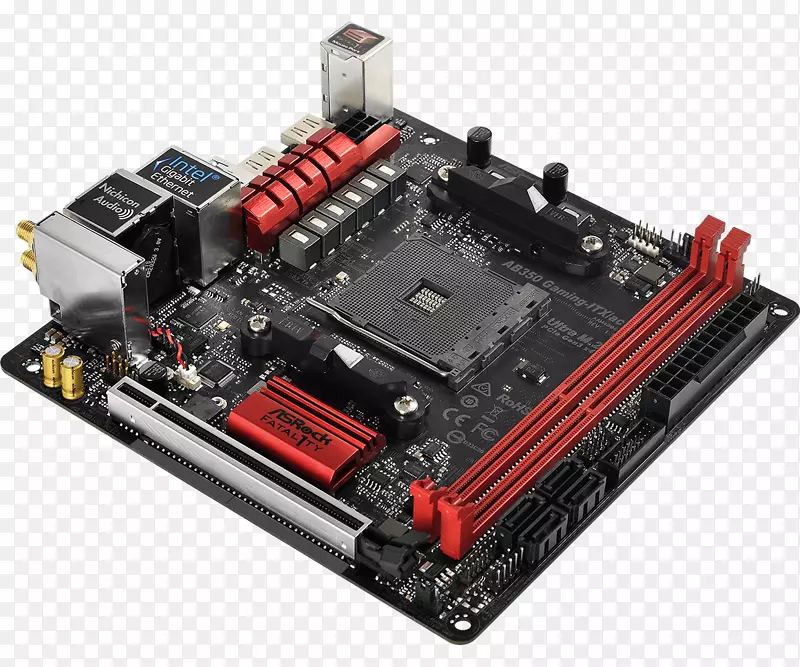 Socket AM4 asRock Fatal1ty x 370游戏ITX/ac Mini-ITX主板DDR 4 SDRAM-主板