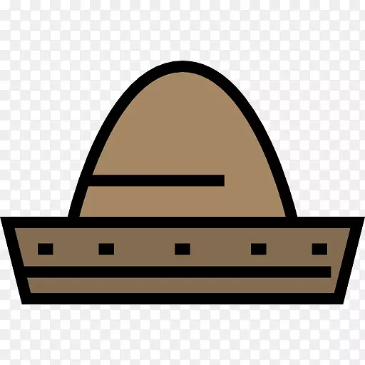 电脑图标剪贴画-墨西哥帽子