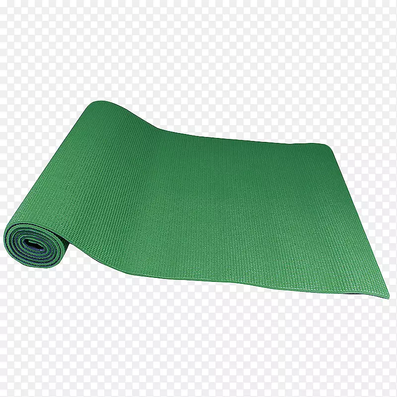 瑜伽和普拉提垫，绿色运动，灰色瑜伽垫