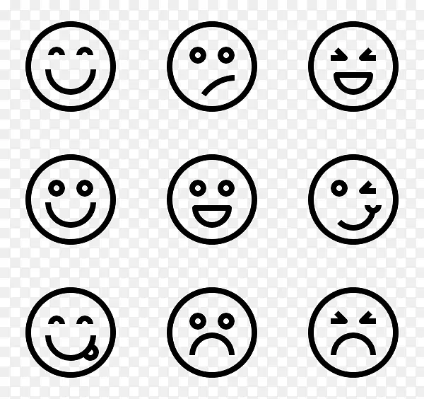 表情情感电脑图标版税-免费-情感