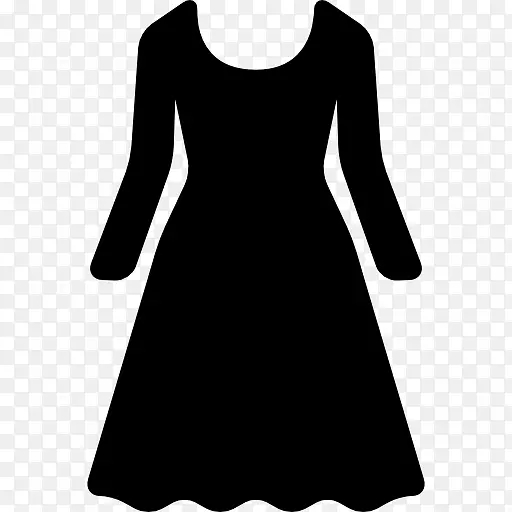 衣袖服装电脑图标.套筒