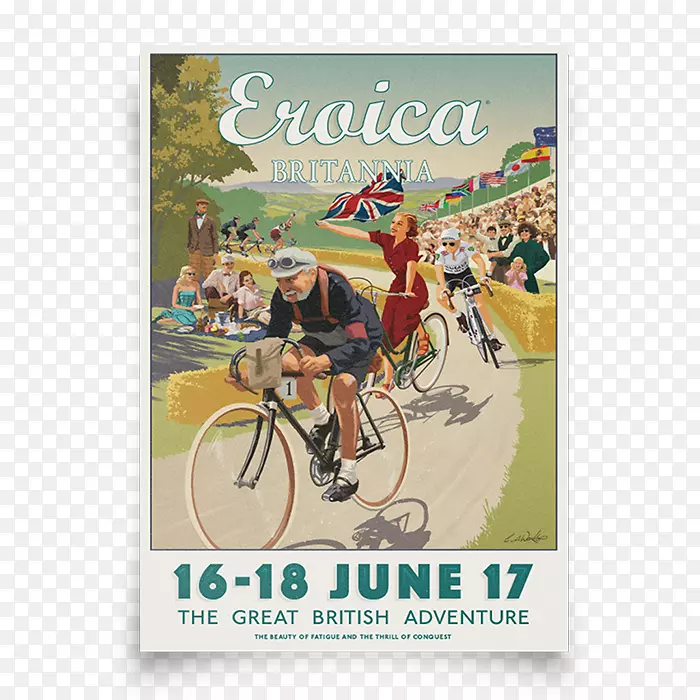 Eroica Britannia 2018海报自行车0-化妆品宣传海报