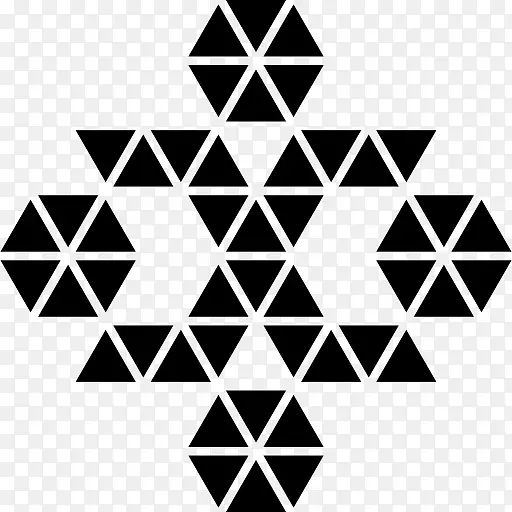 三角形装饰形状六角形多边形形状