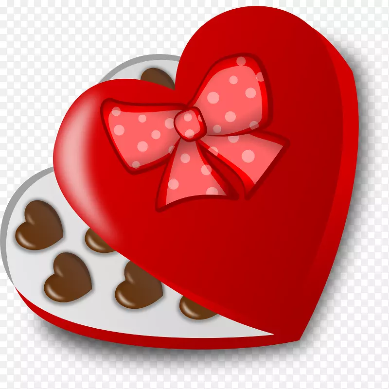 情人节巧克力糖果心夹艺术-巧克力盒