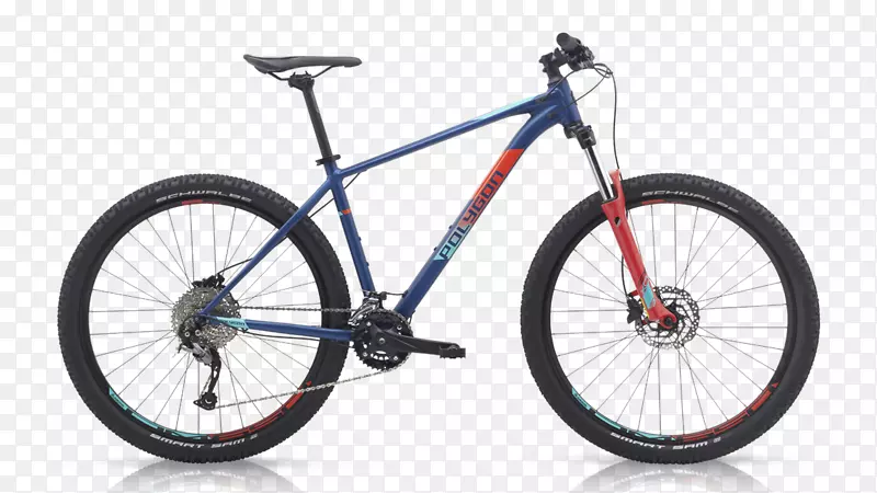 卡农代尔自行车公司山地车车架自行车车轮-蓝色多边形