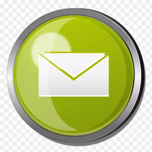 电子邮件电脑图标按钮金属优质名片