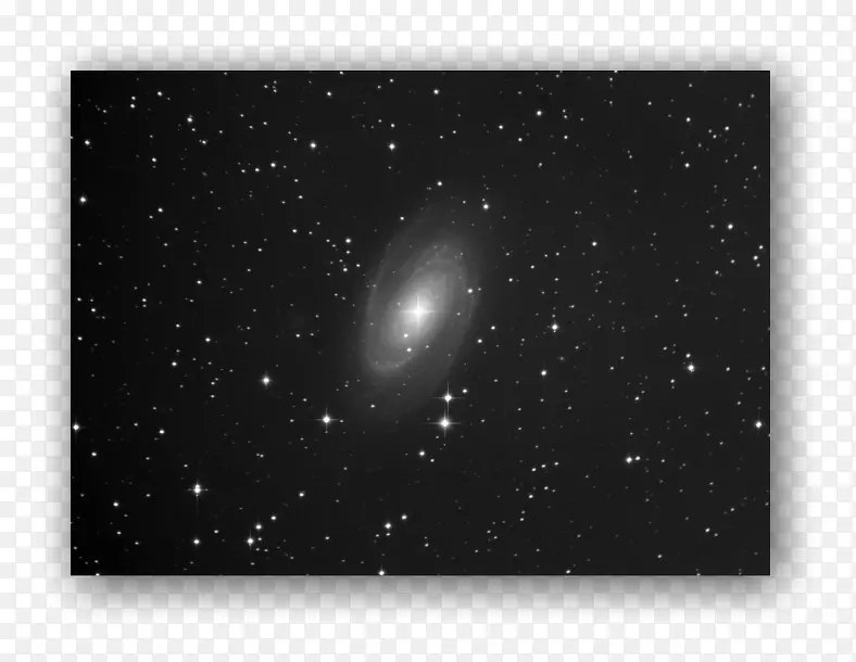 天文宇宙天体单色摄影.螺旋星系